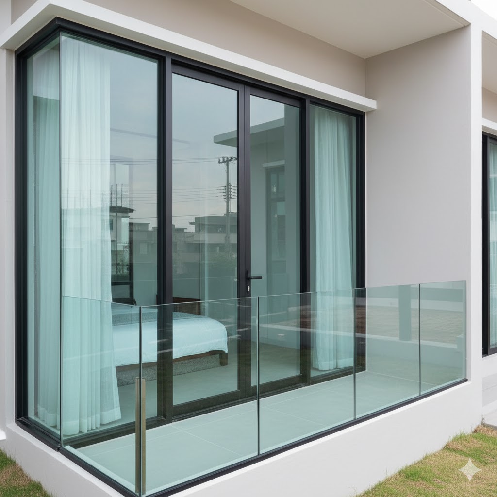 งานกั้นห้อง ระเบียงกันตก ราวระเบียง