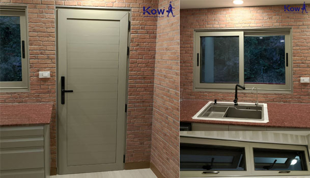 ผลงานติดตั้ง สีแชมเปญ สีสั่งผลิตพิเศษ